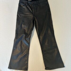 AG Adriano Goldschmied Quinine Crop Black Jeans